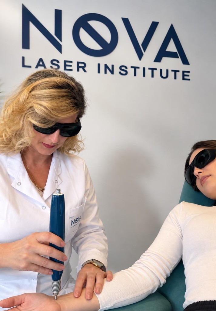 Nova Laser auricular reflexology method