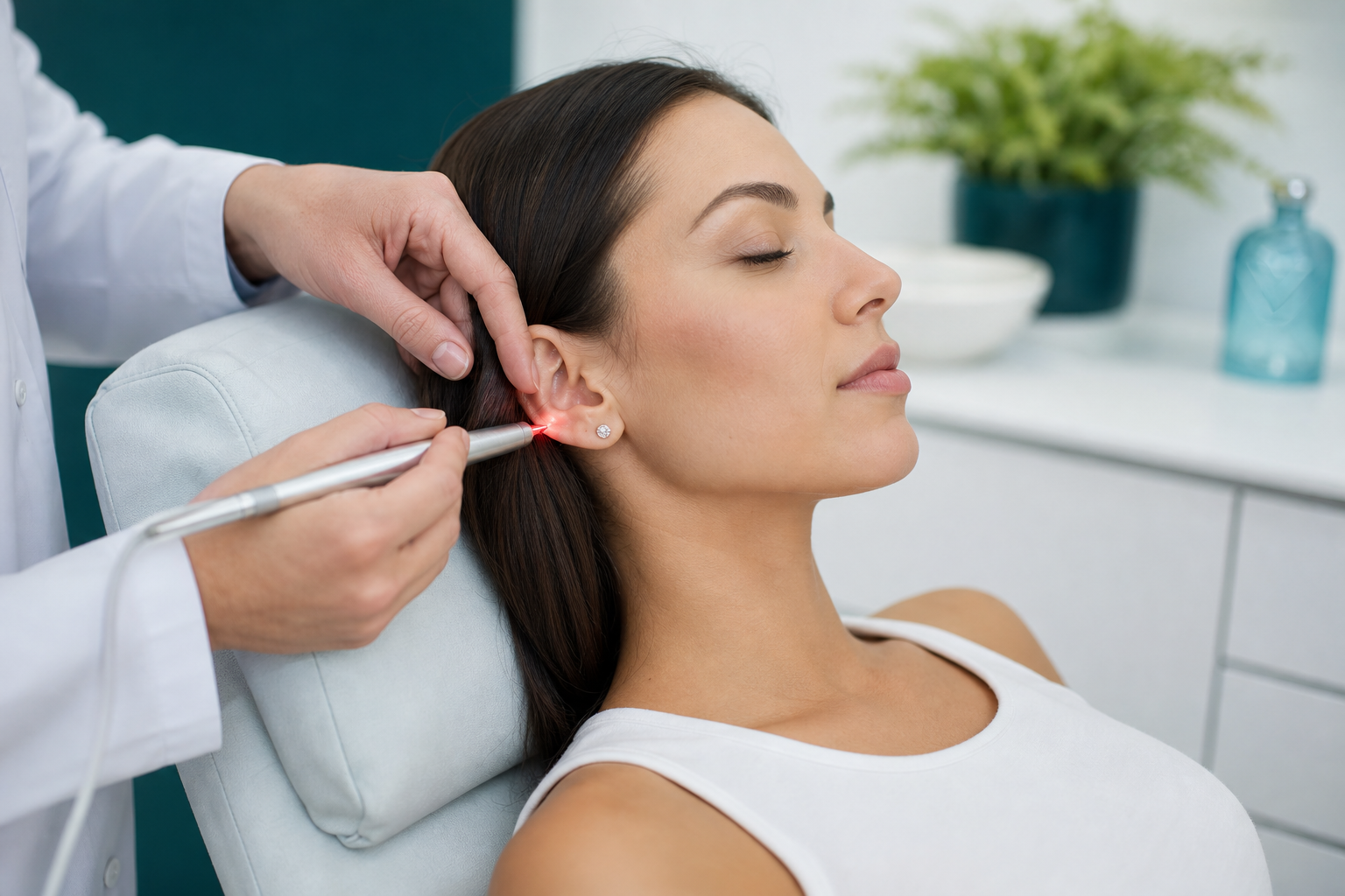Nova Laser auricular reflexology method